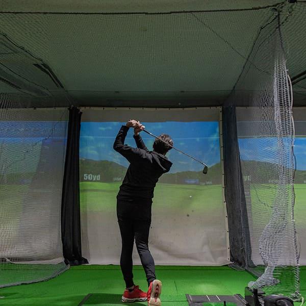 水道橋ゴルフラボ レッスン風景2